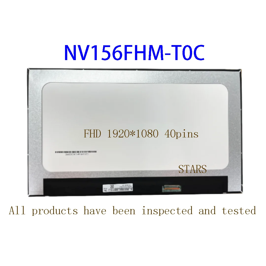 NV156FHM-T0C Ʈ LCD ũ, Ʈ ü ÷ г, FHD 1920x1080 eDP, 40 , 15.6 ġ